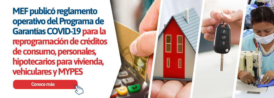 Mef Publico Reglamento Operativo Del Programa De Garantias Covid 19 Para La Reprogramacion De Creditos De Consumo Personales Hipotecarios Para Vivienda Vehiculares Y Mypes